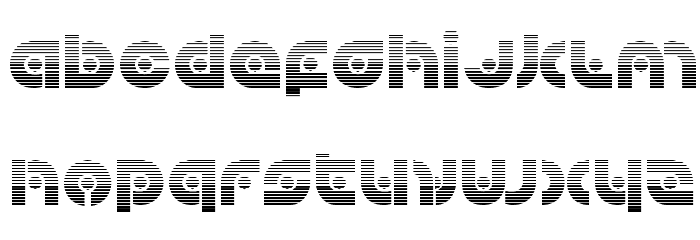 Kovacs Spot Gradient Font LOWERCASE