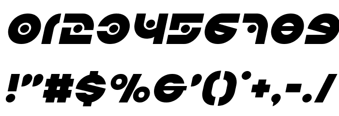 Kovacs Spot Italic Font OTHER CHARS