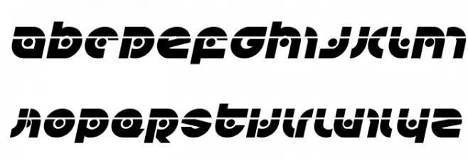 Kovacs Spot Laser Italic Polices MAJUSCULES