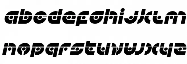 Kovacs Spot Laser Italic फ़ॉन्ट लोअरकेस