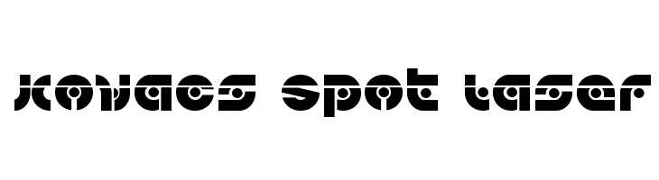 Kovacs Spot Laser  Free Fonts Download