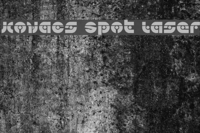 Kovacs Spot Laser Font examples