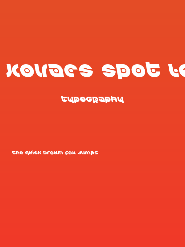 Kovacs Spot Leftalic Poster
