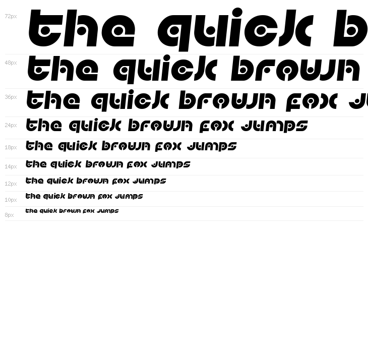 Kovacs Spot Semi-Italic Waterfall