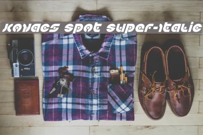 Kovacs Spot Super-Italic Example 2