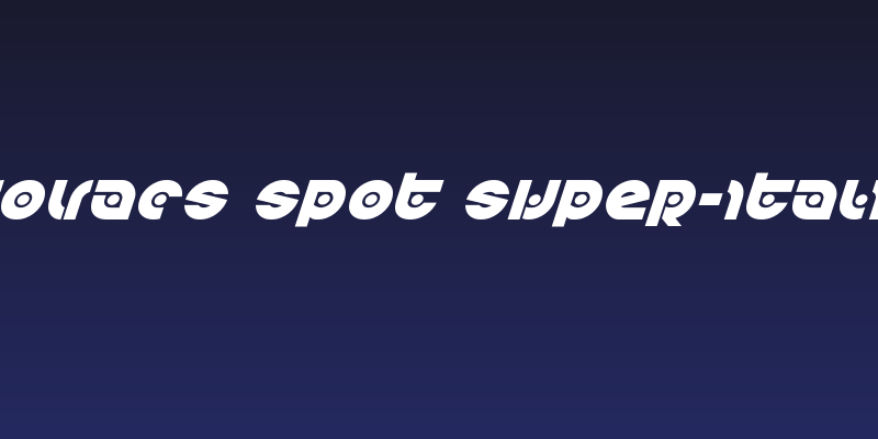 Kovacs Spot Super-Italic Social Header