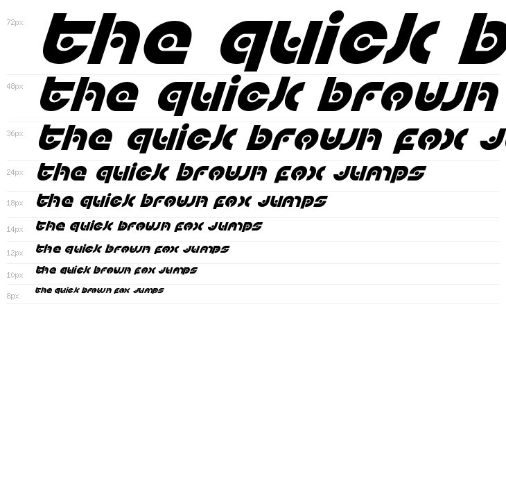 Kovacs Spot Super-Italic Waterfall