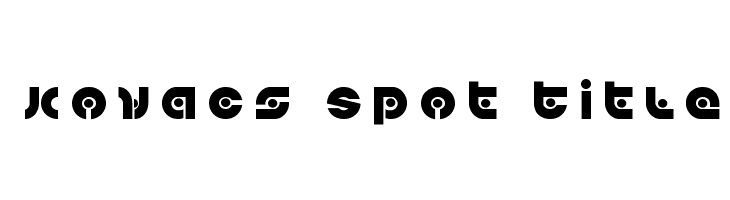 Kovacs Spot Title  font caratteri gratis
