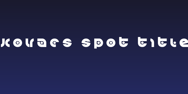 Kovacs Spot Title Social Header
