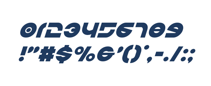 Kovacs Super-Italic Other Characters