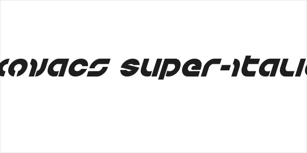 Kovacs Super-Italic Logo