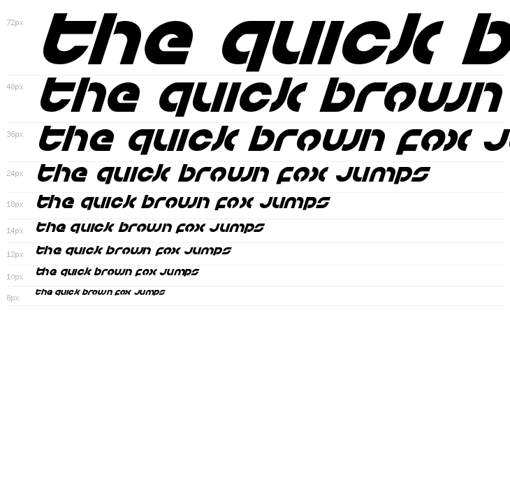 Kovacs Super-Italic Waterfall