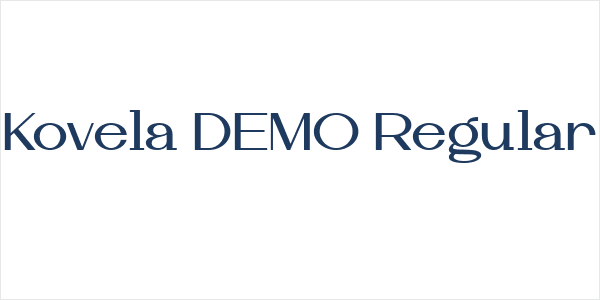 Kovela DEMO Regular Logo