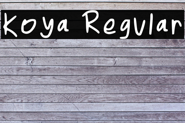 Koya Regular Example 1