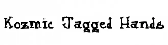 Kozmic Jagged Hands  免费字体下载