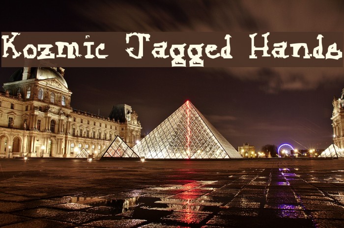 Kozmic Jagged Hands Font examples