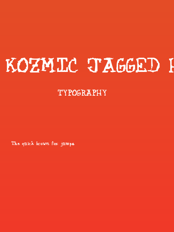 Kozmic Jagged Hands Poster
