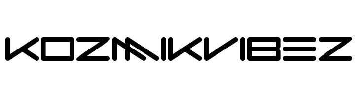 Kozmik Vibez  font caratteri gratis