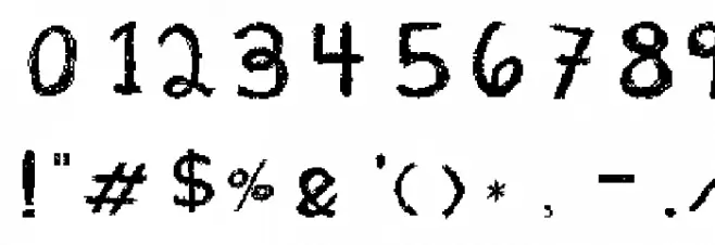 koala Regular Font OTHER CHARS