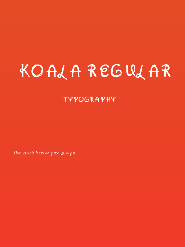 koala Regular Poster