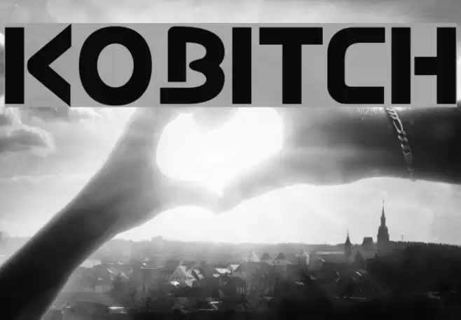 kobitch Font examples