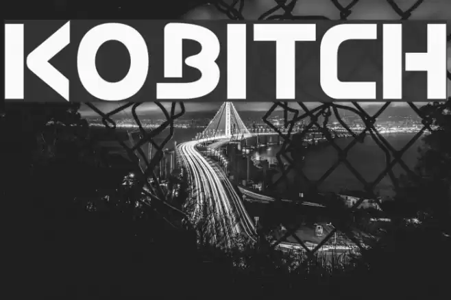 kobitch Font examples
