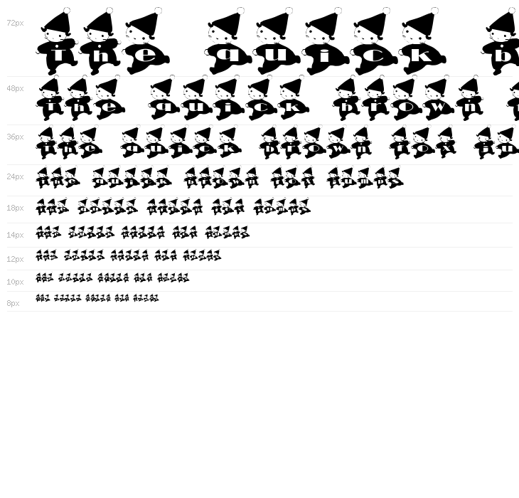 kobito Font Waterfall