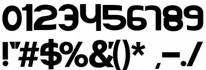 kodakku Font OTHER CHARS