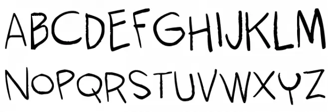 kokekoko light フォント 大文字