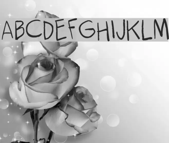 kokekoko light Font examples