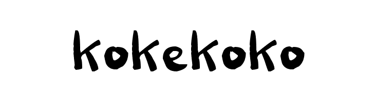 kokekoko  Descarca Fonturi Gratis