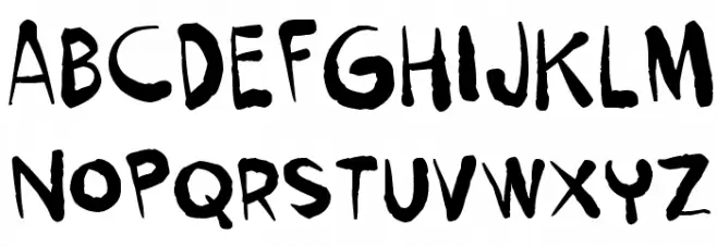 kokekoko Font Litere mari