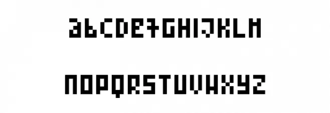 kollectionbitmap Schriftart Groß