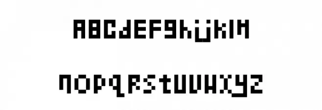 kollectionbitmap Schriftart Kleinbuchstaben