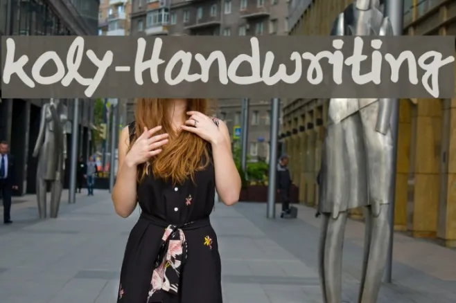 koly-Handwriting Example 1