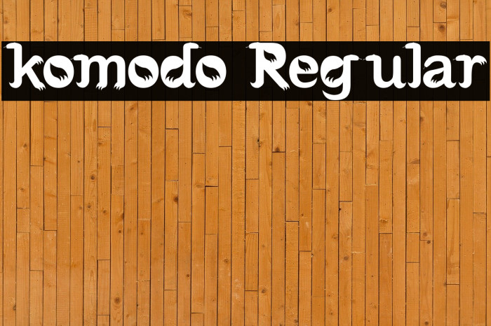 komodo Regular Example 1