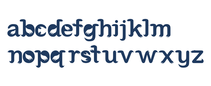 komodo Regular Lowercase