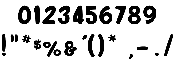 komou 1_PersonalUseOnly Font OTHER CHARS