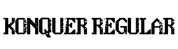 konquer Regular  Descarca Fonturi Gratis