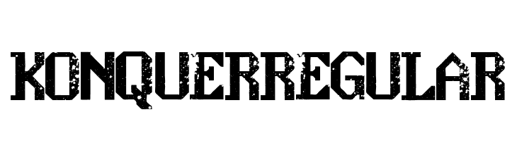 konquer Regular Font