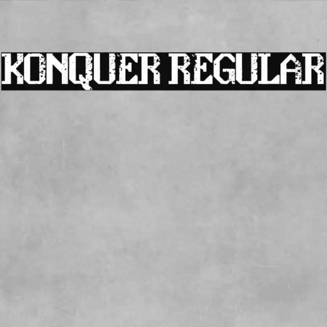 konquer Regular Font examples