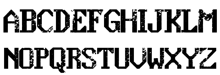 konquer Regular Font LOWERCASE