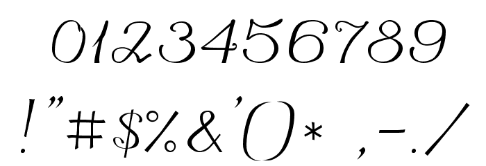 konstytucyja Font OTHER CHARS