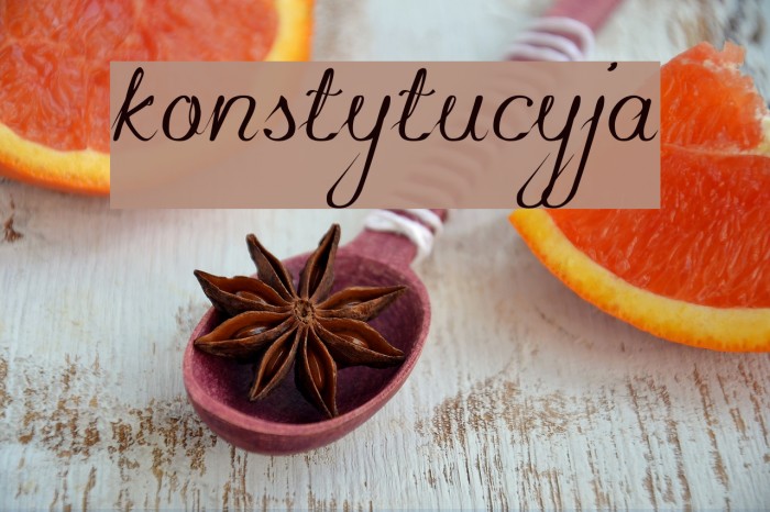 konstytucyja Font examples