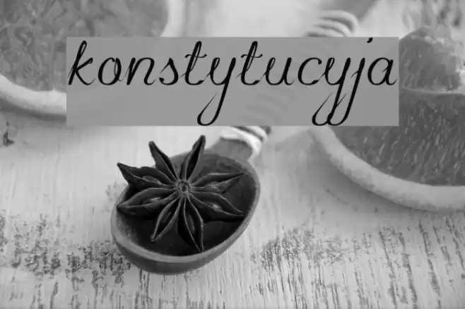 konstytucyja Font examples