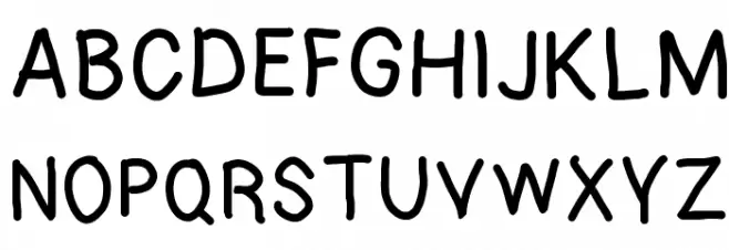 kontuto Font Litere mari
