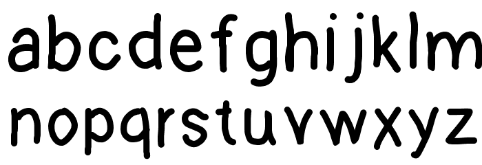 kontuto Font LOWERCASE