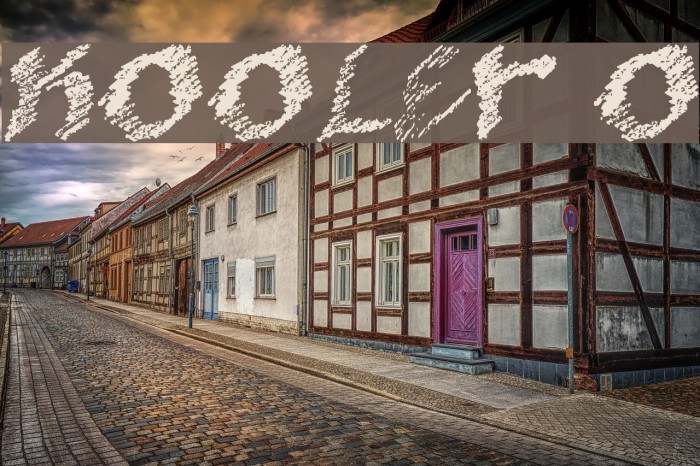 kooler O Font examples