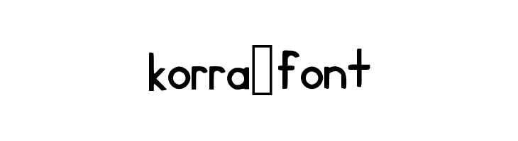 korra_font  नि: शुल्क फ़ॉन्ट्स डाउनलोड