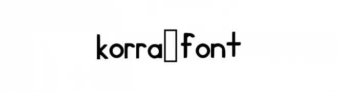 korra_font  تنزيل الخطوط